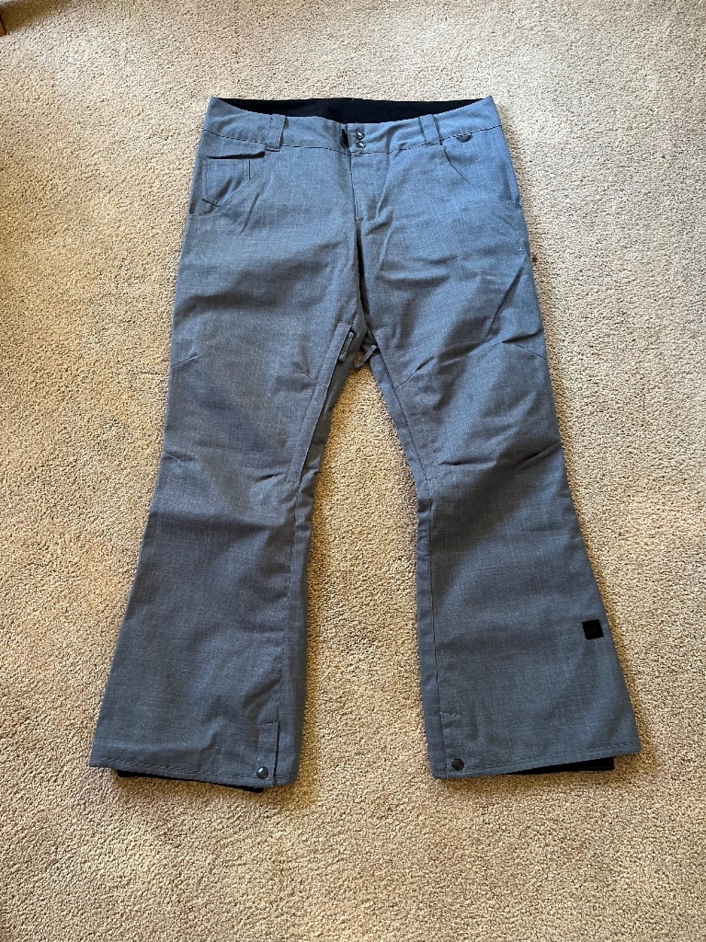 Ride Snowboard Company Women's Snowboard Pants - Heather Grey Size L